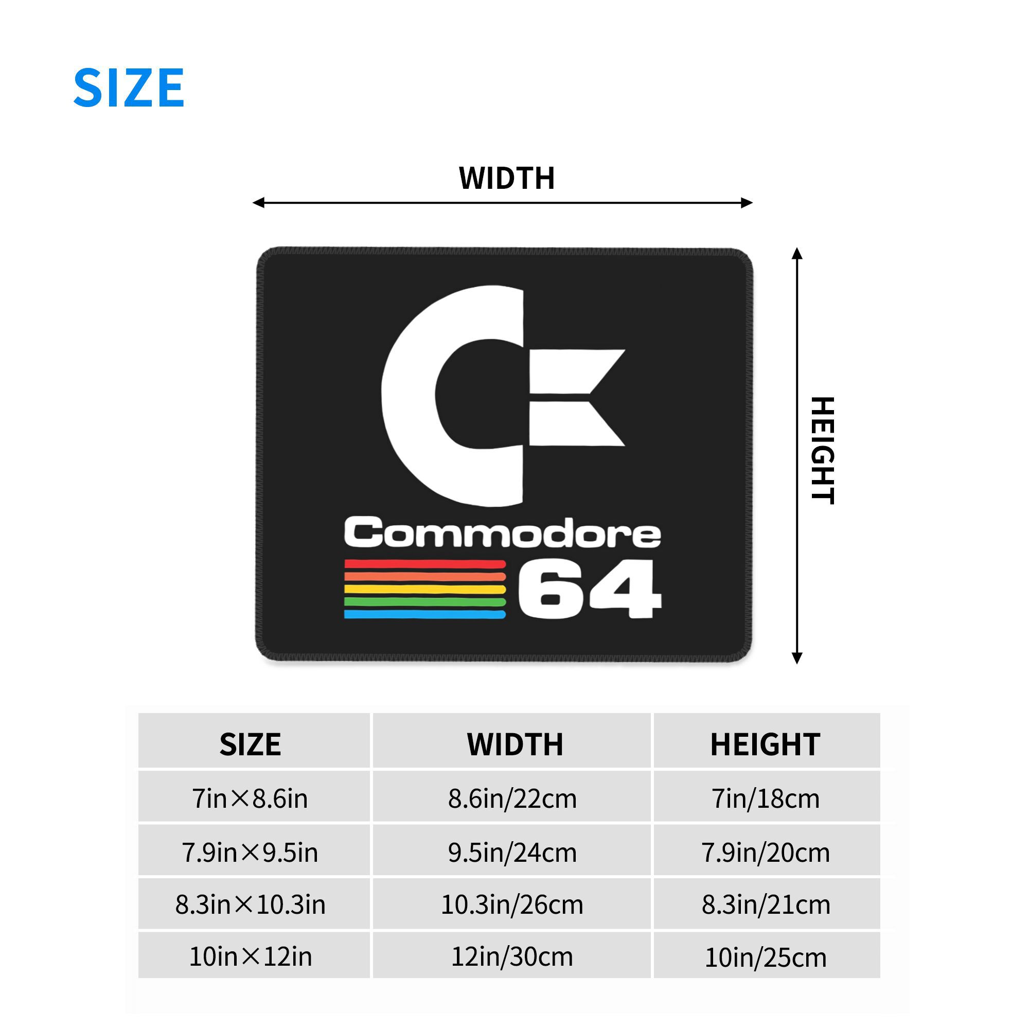 Commodore C64 Logo Mouse Pad C - Gaming Accessories Logo ulasan dan harga