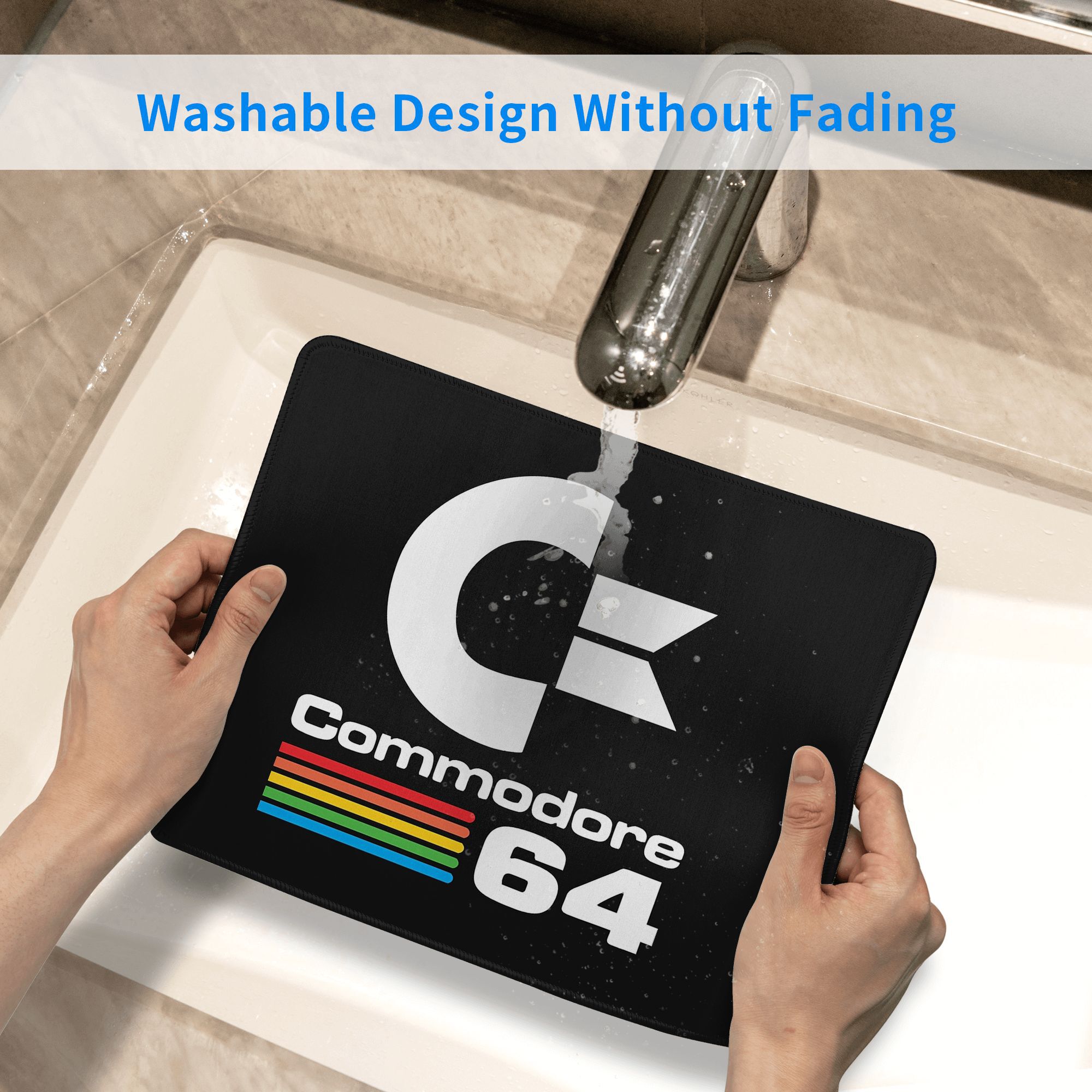 Commodore C64 Logo Mouse Pad C - Gaming Accessories Logo ulasan dan harga