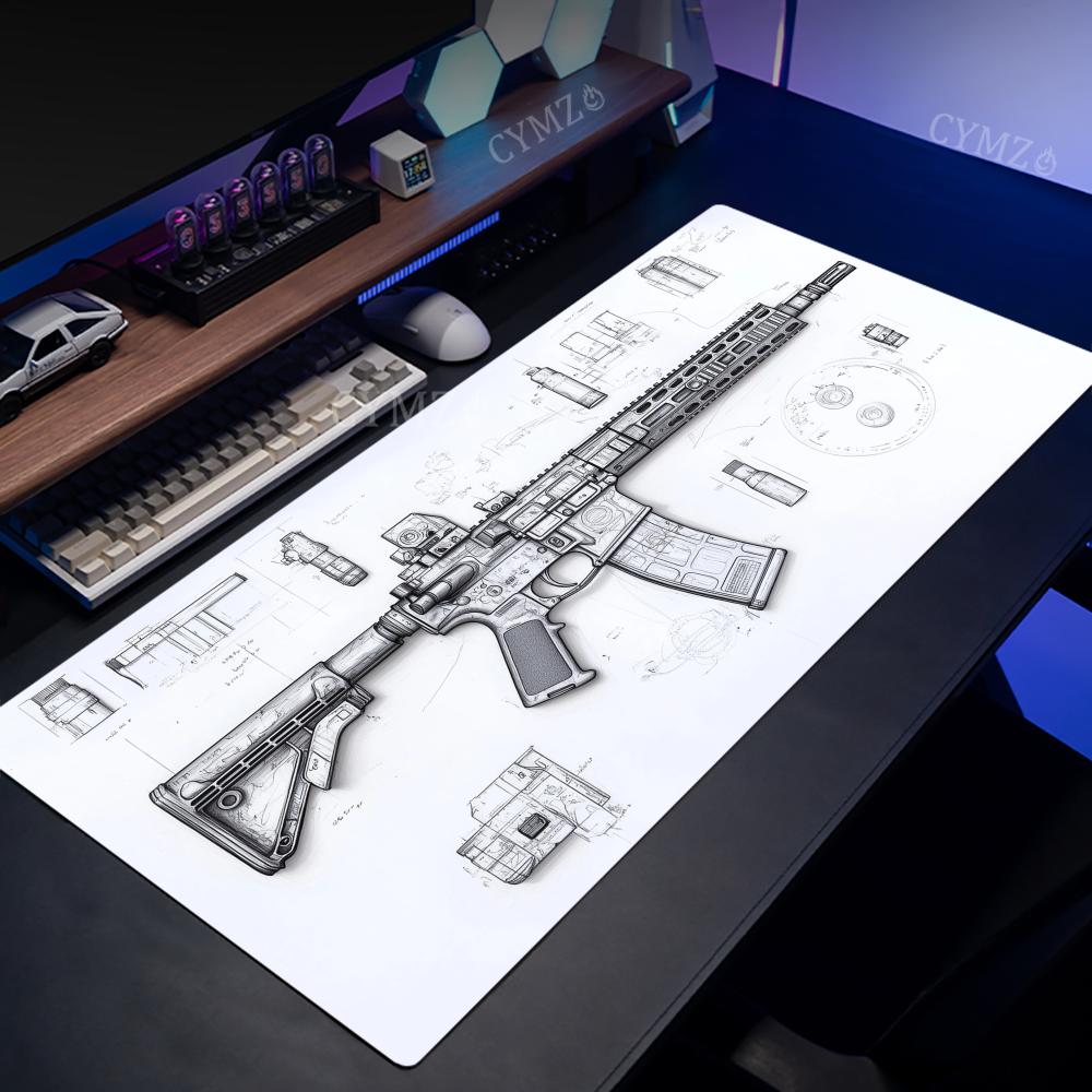 AR Rifle and Parts Drawings La - Gaming Accessories Drawing ulasan dan harga
