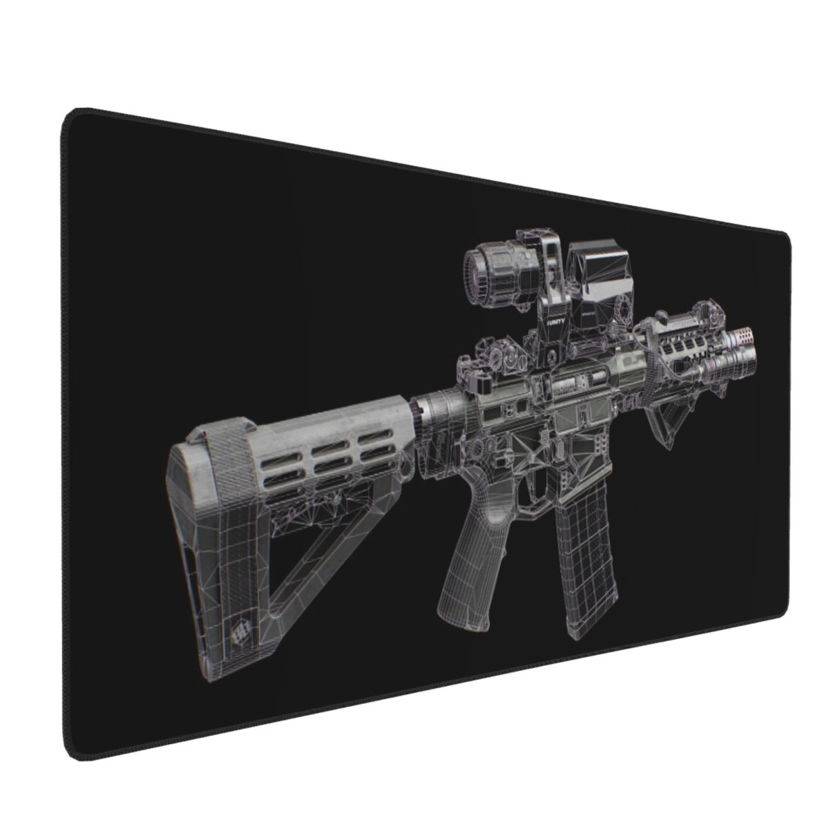 Large Mouse Pad Gun Mechanical - Gaming Accessories Drawing ulasan dan harga