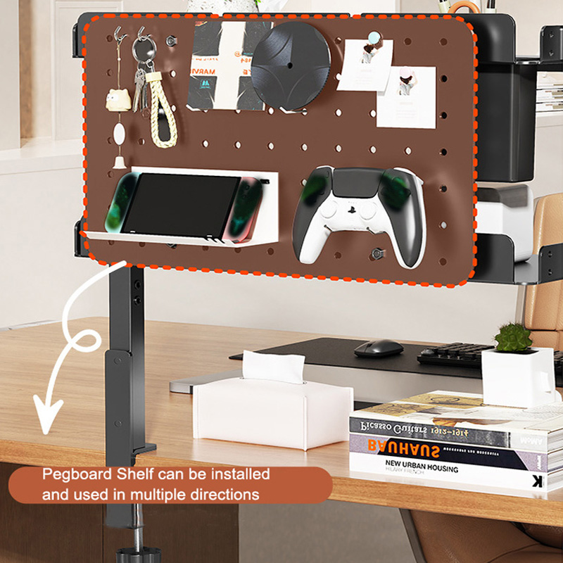 Clamp-on 14 inch Above Below D - Gaming Accessories Rack ulasan dan harga