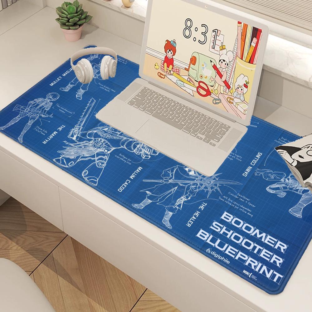 Black Large Mouse Pad Engineer - Gaming Accessories Drawing ulasan dan harga