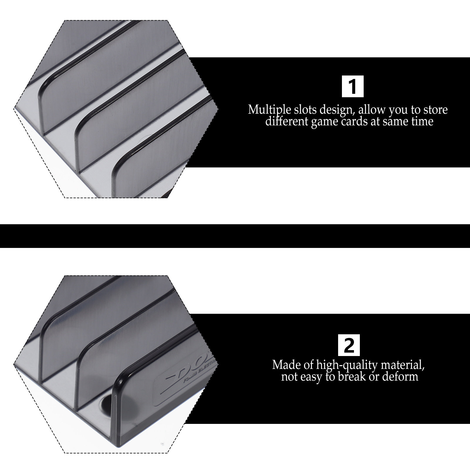 2pcs Game Card Box Storage Rac - Gaming Accessories Rack ulasan dan harga