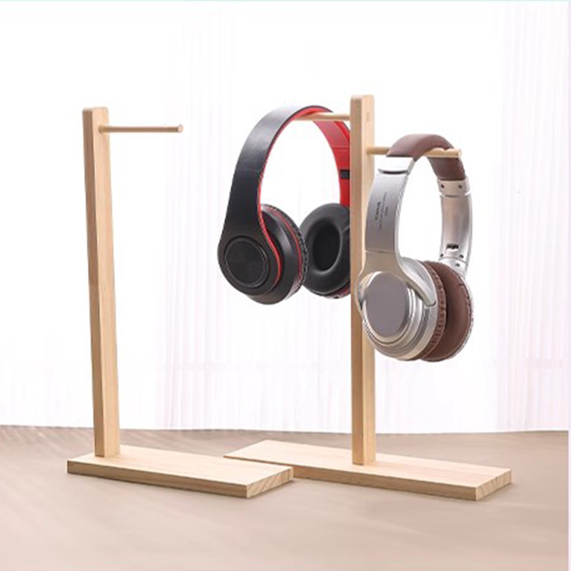 Wood Headphone Stand Earphone  - Gaming Accessories Rack ulasan dan harga