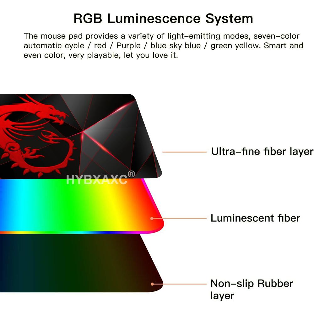 Gaming Mouse Pad Rgb Msi LOGO  - Gaming Accessories Logo ulasan dan harga