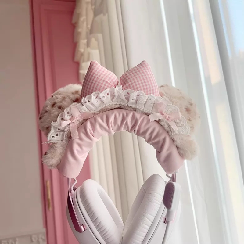 Ruffled Edge Lace Head Mounted - Gaming Accessories Rack ulasan dan harga