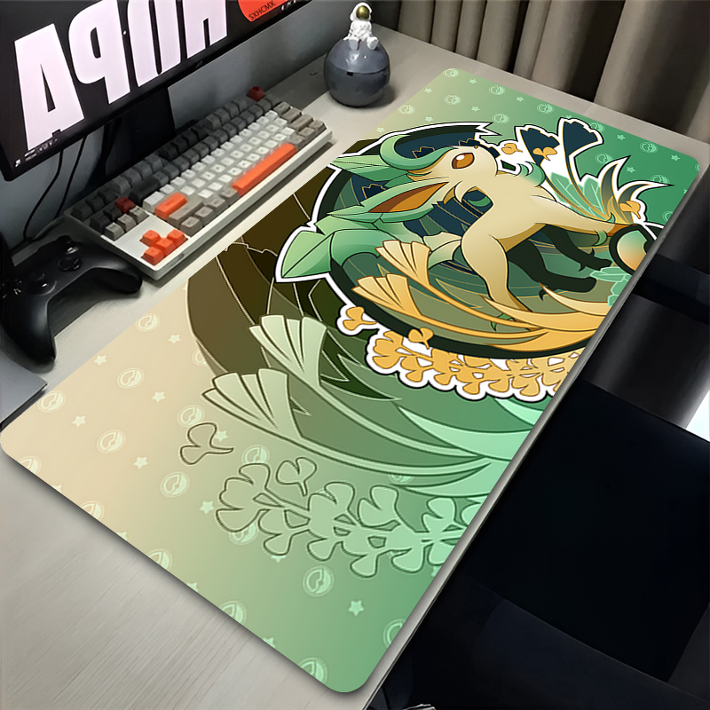 Mouse Pad Gamer P-pokemon Leaf - Gaming Accessories For Gaming Setup ulasan dan harga