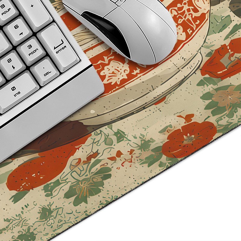 Mouse Pad Japanese Black Cat F - Gaming Accessories On Sale ulasan dan harga