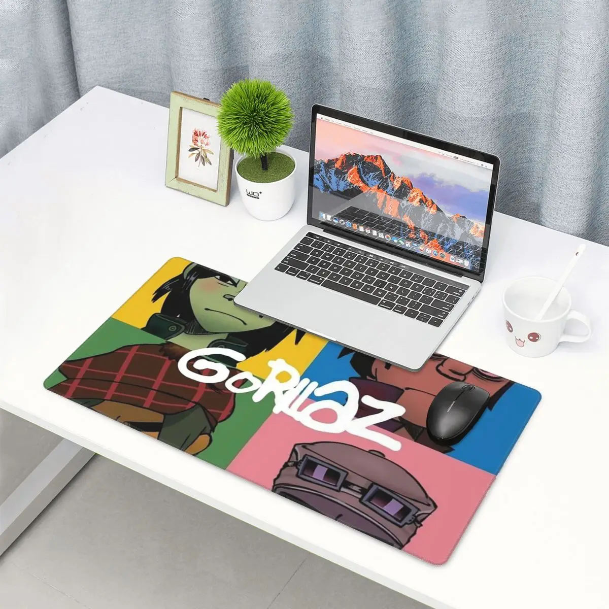 Large Mouse Pad Gorillaz Virtu - Virtual Gaming Accessories ulasan dan harga