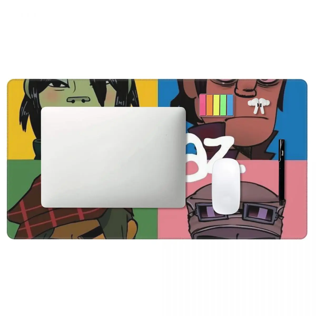 Large Mouse Pad Gorillaz Virtu - Virtual Gaming Accessories ulasan dan harga