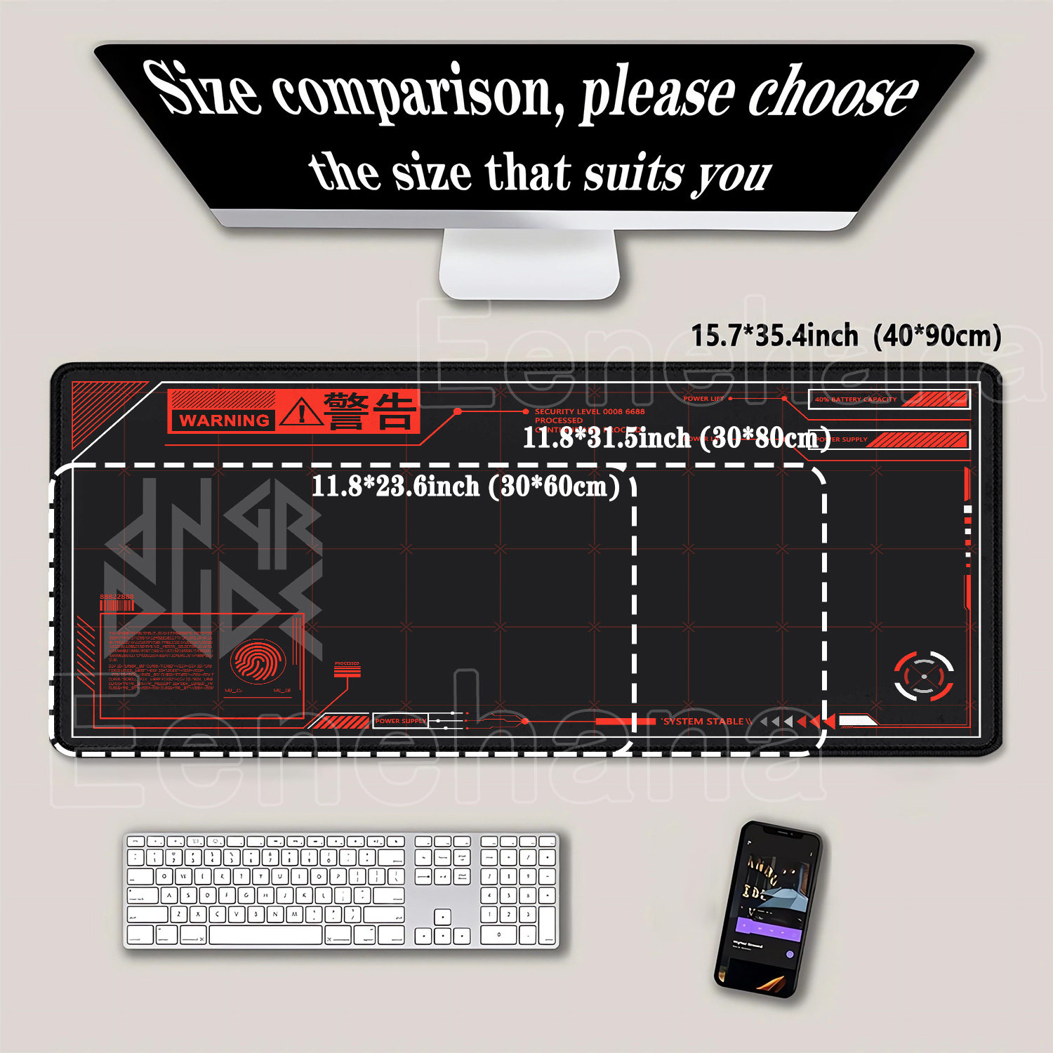 Large Mouse Pad HD Printing Ex - Gaming Accessories Drawing ulasan dan harga