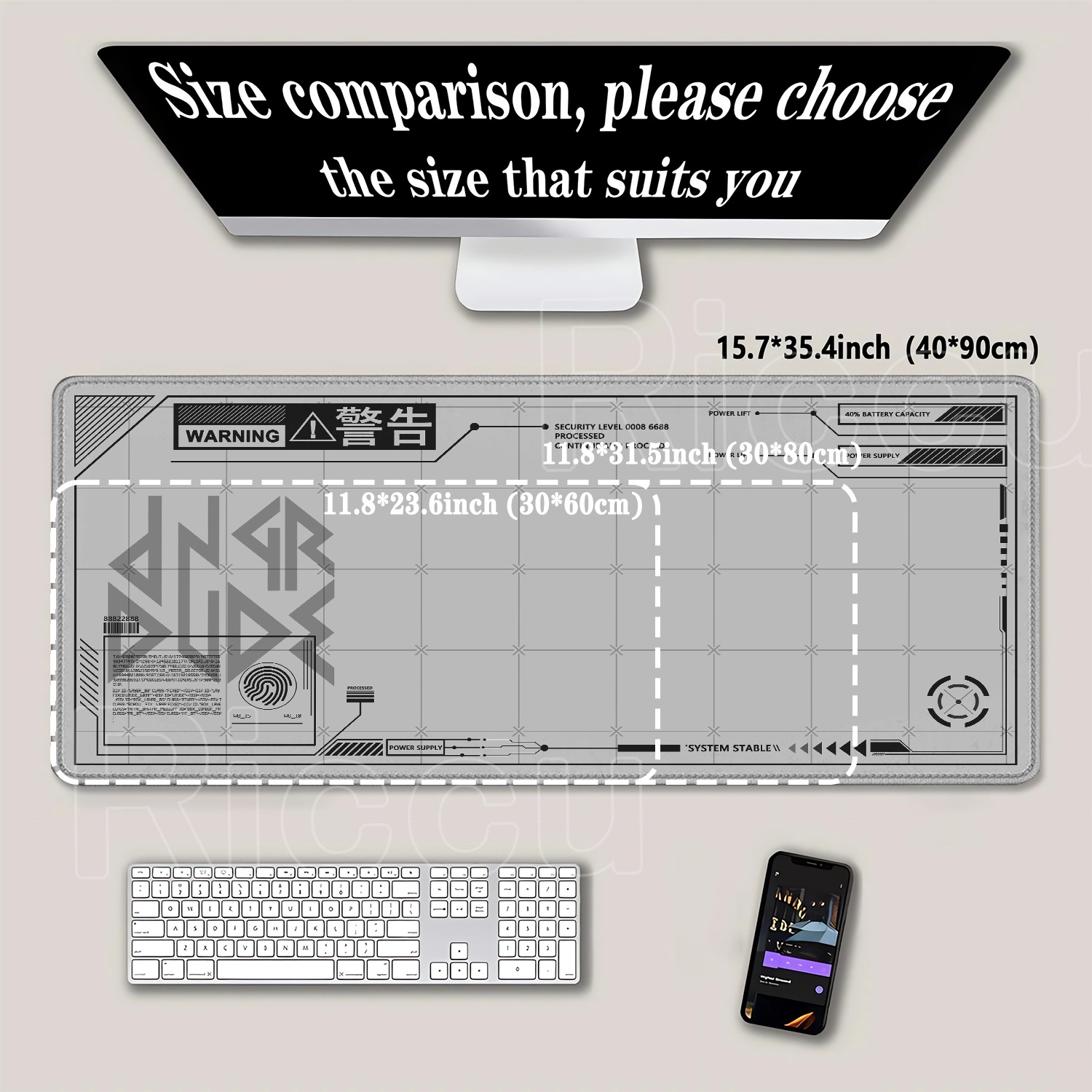 Extended Mouse Pad Large HD Ga - Gaming Accessories Drawing ulasan dan harga