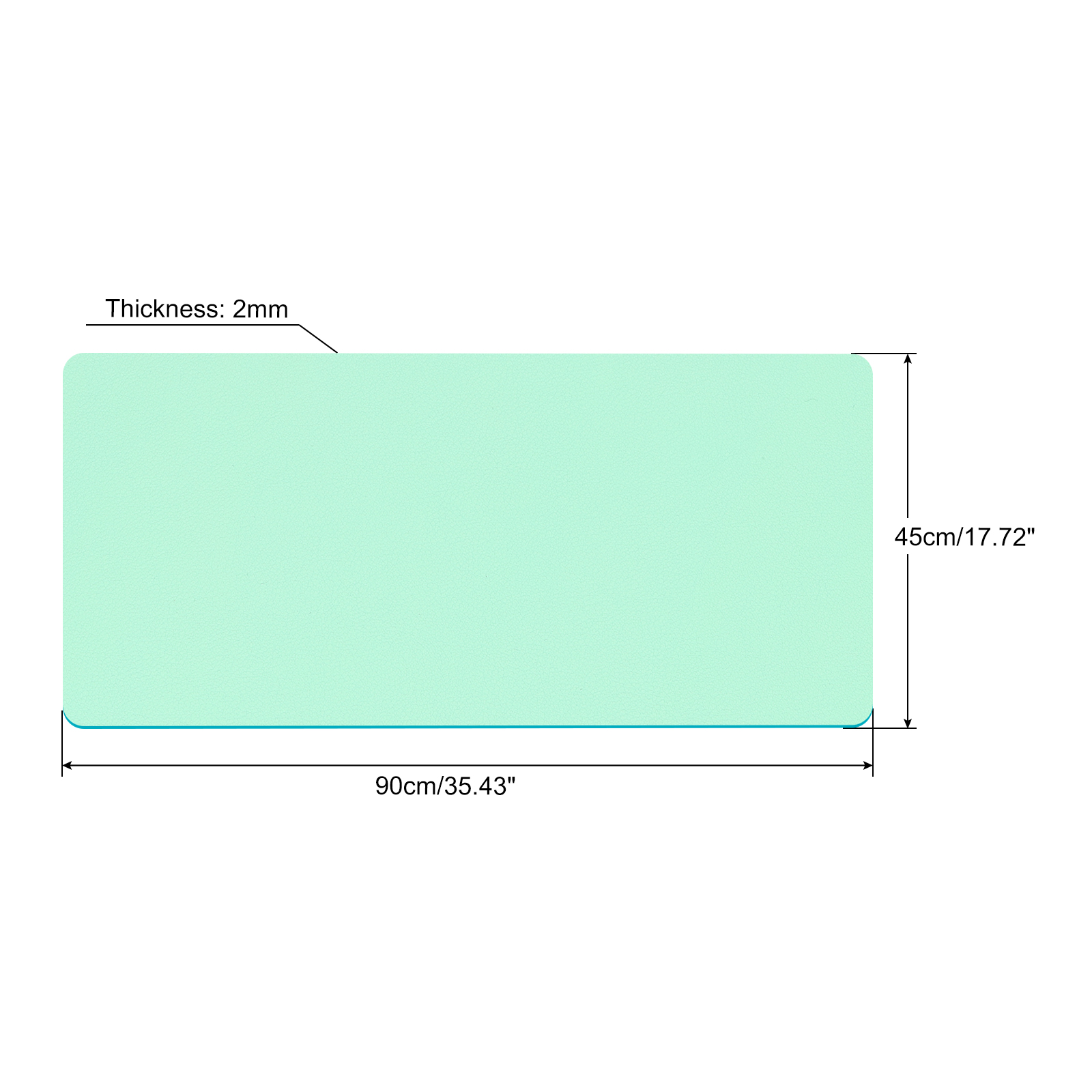 Office Desk Mat Protector PU L - Gaming Accessories For Gaming Setup ulasan dan harga