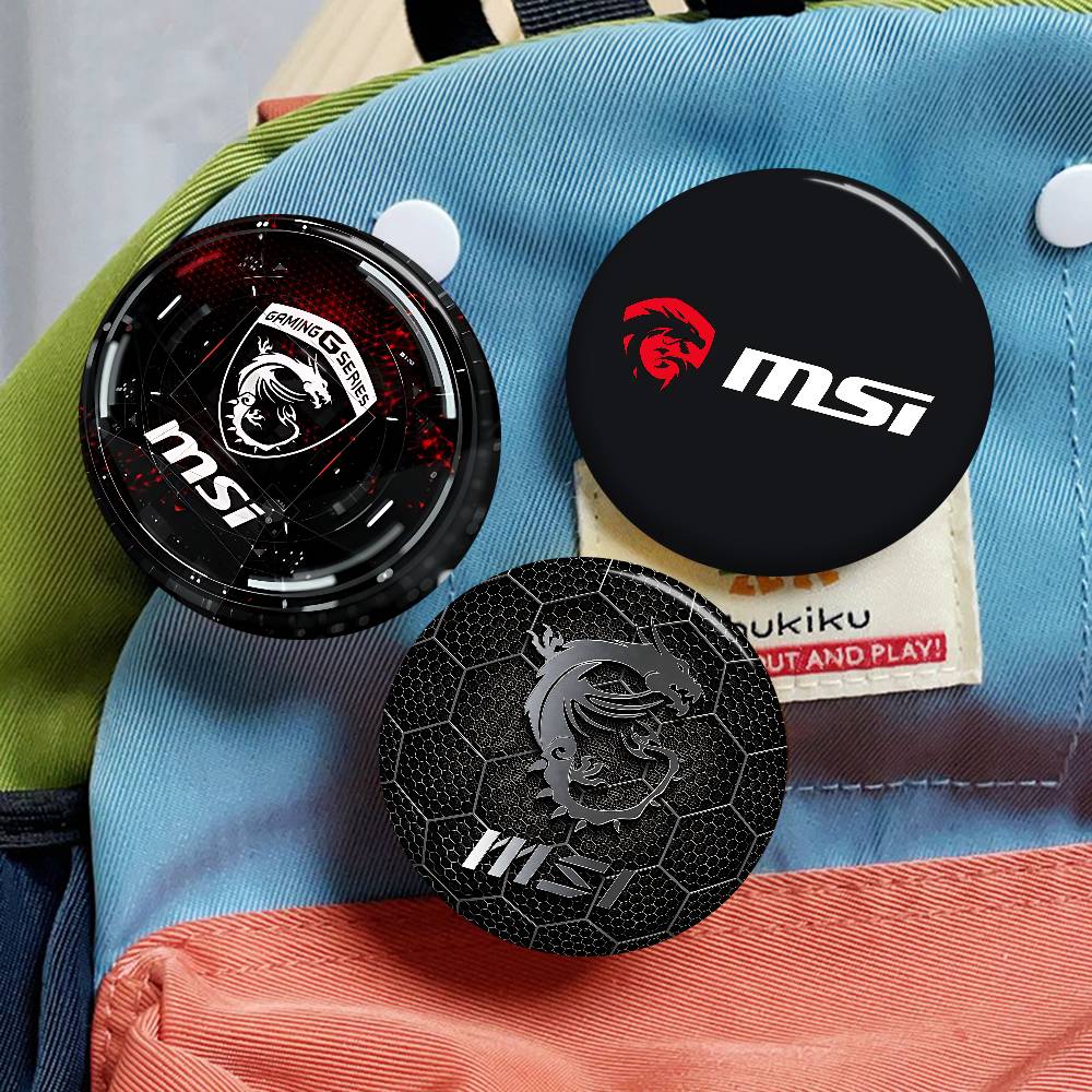 Gaming M-MSI Dragon Logo 58mm  - Gaming Accessories Logo ulasan dan harga