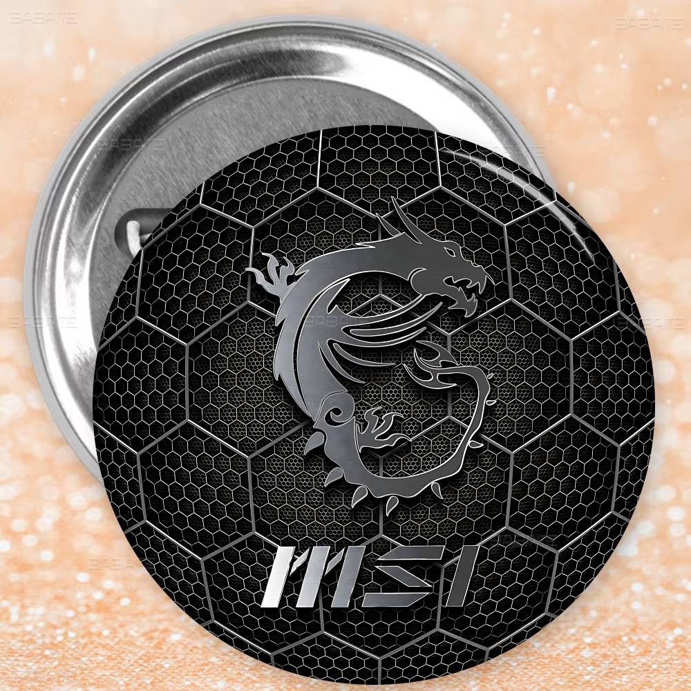 Gaming M-MSI Dragon Logo 58mm  - Gaming Accessories Logo ulasan dan harga