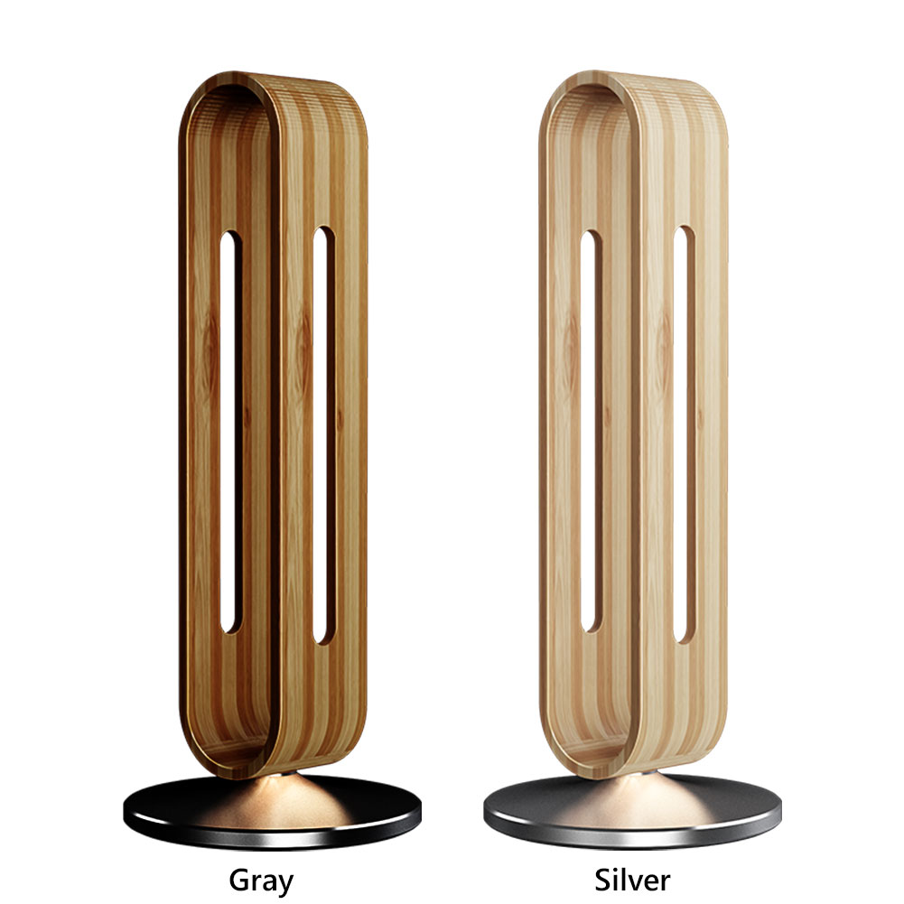 Bamboo Wood Headphone Stand De - Gaming Accessories Rack ulasan dan harga