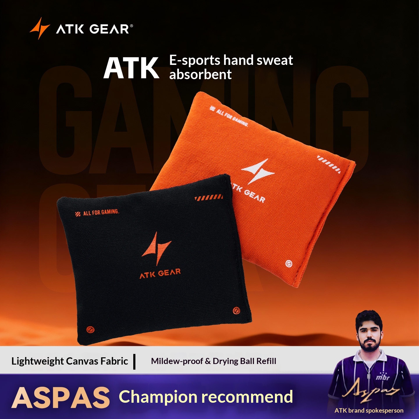 ATK Esports Palm Sweat Packs S - Gaming Accessories For Valorant ulasan dan harga