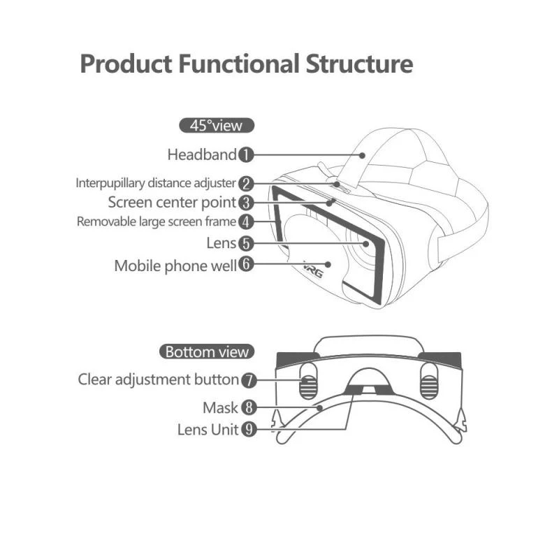VRG Pro Virtual Reality VR Gla - Gaming Accessories For Phone ulasan dan harga