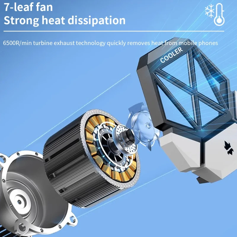 DY08 Mobile Phone Cooling Fan  - Gaming Accessories For Phone ulasan dan harga