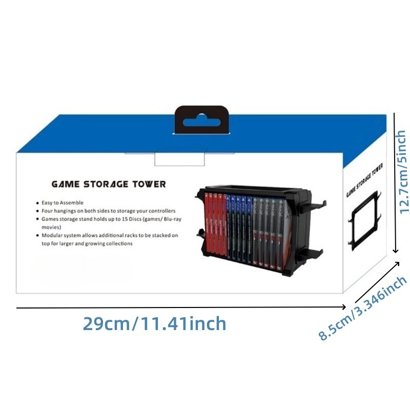 Game Storage Rack with Control - Gaming Accessories Rack ulasan dan harga