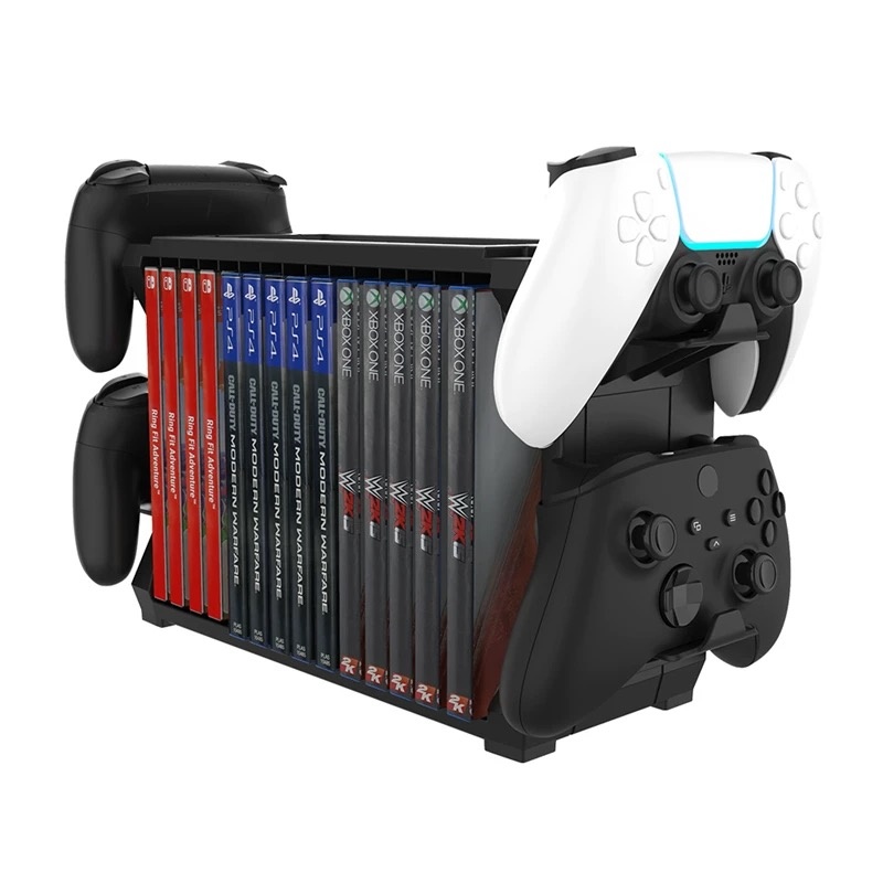 Game Storage Rack with Control - Gaming Accessories Rack ulasan dan harga