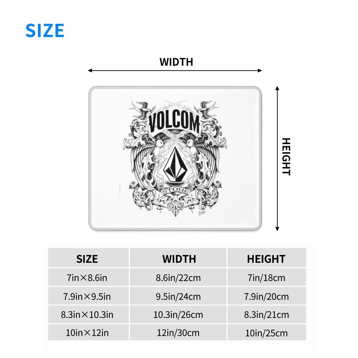 V-Volcom Logo Multi-size Mouse - Gaming Accessories Logo ulasan dan harga