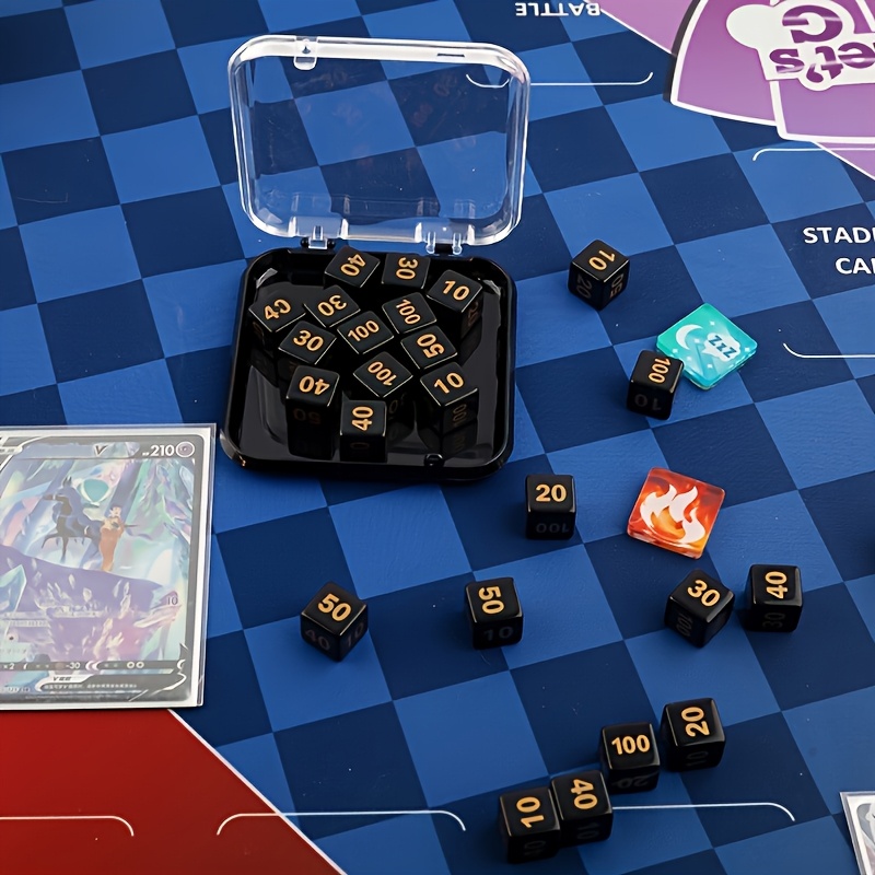 10pcs PTCG Counters Token Dice - Gaming Accessories Must Have ulasan dan harga