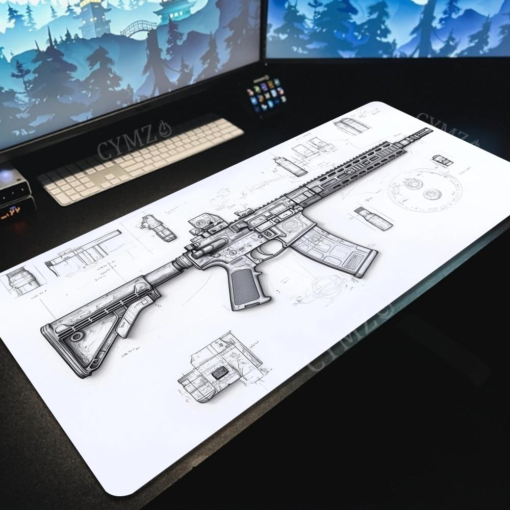 Drawing of gun parts large Mou - Gaming Accessories Drawing ulasan dan harga