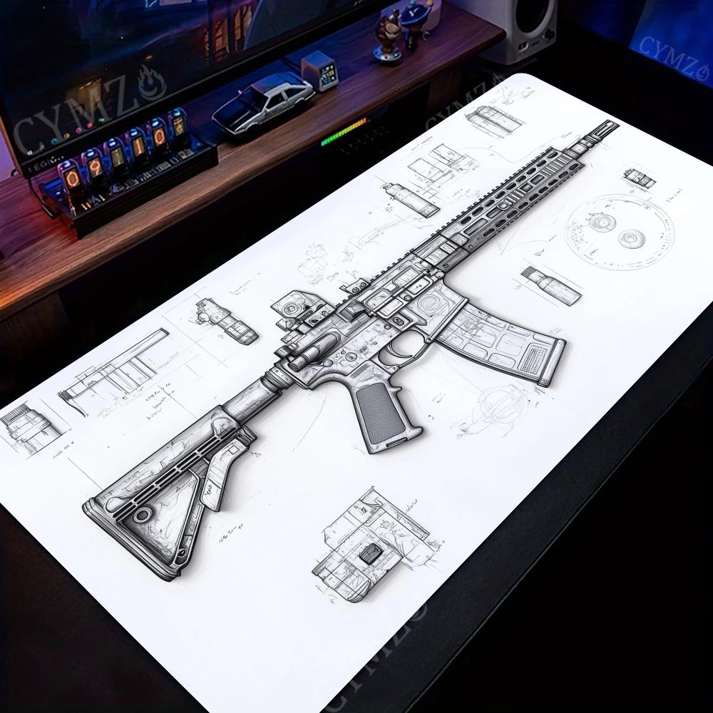 Drawing of gun parts large Mou - Gaming Accessories Drawing ulasan dan harga