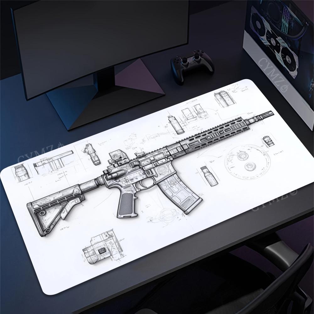 Drawing of gun parts large Mou - Gaming Accessories Drawing ulasan dan harga