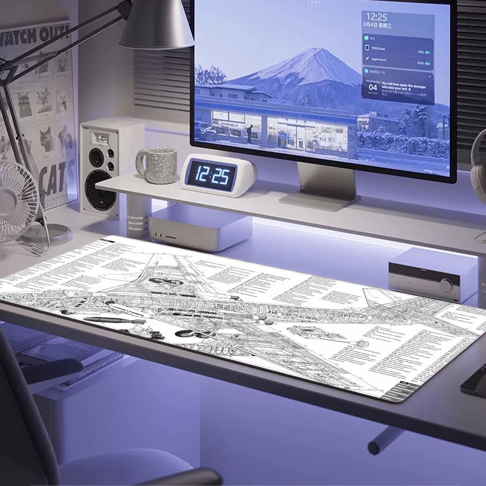 HYBXAXC Airplane Drawing Black - Gaming Accessories Drawing ulasan dan harga