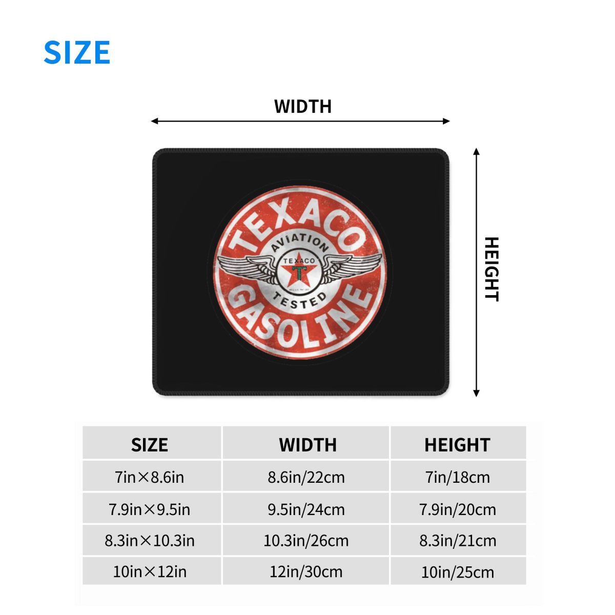 Vintage Texaco Logo Mouse Pad  - Gaming Accessories Logo ulasan dan harga